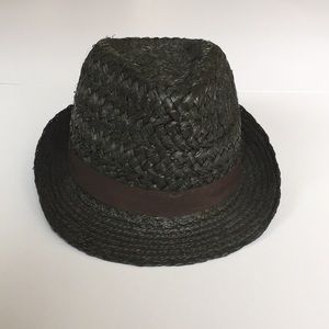 💥SALE NWT Dark green straw fedora